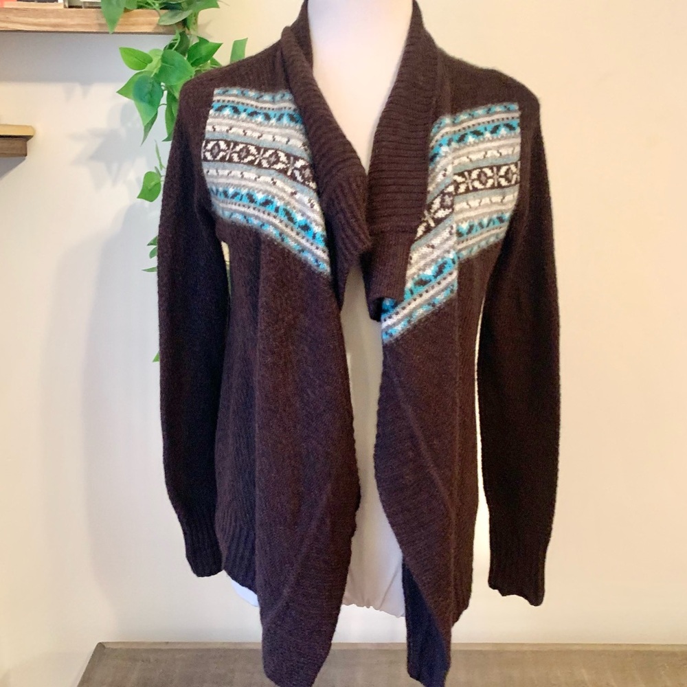 Cashmere Open Front Sweater - Picture 1 of 6